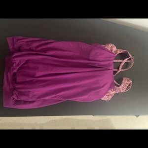 Lululemon purple tank top with built in bra.